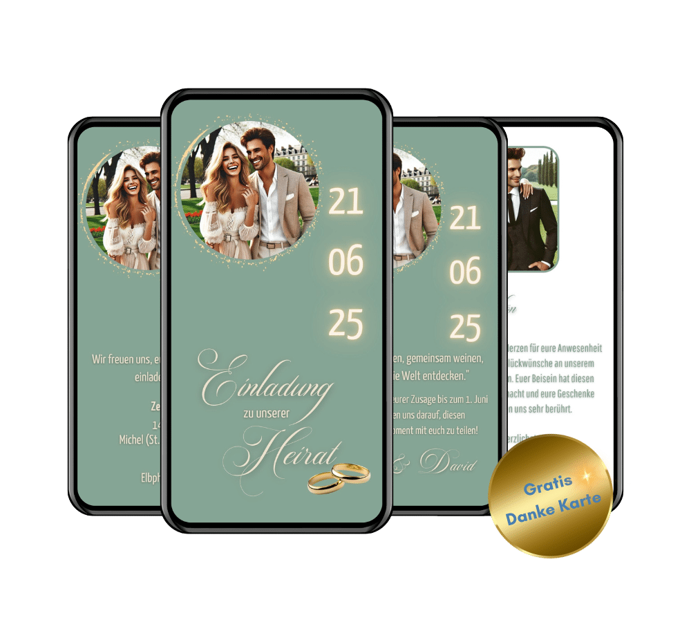 Einladung Hochzeit Standesamt
