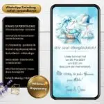 Geburtskarte WhatsApp