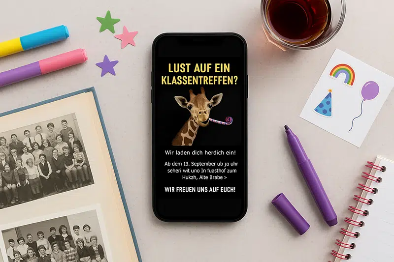 Klassentreffen Ideen für ein persönliches Wiedersehen mit alten Schulfreunden - eCardino