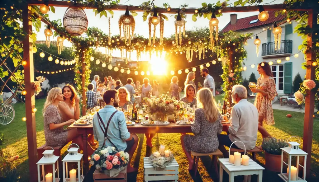 Gartenparty planen leicht gemacht beim Familienfest - eCardino